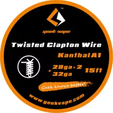 Проволока GeekVape Clapton Wire Kanthal KA1 Tape Wire (28GA x 2 + 32GA) 15 ft