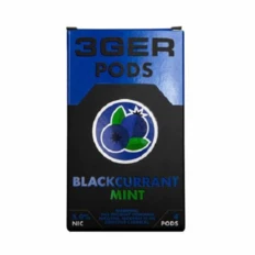 Картриджі для вейпу 3GER Blackcurrant mint 5%
