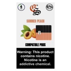 Картриджі для вейпу Eonsmoke Pods 60 мг 4 шт Peach