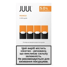 Картриджи для вейпа JUUL Mango 4 шт.