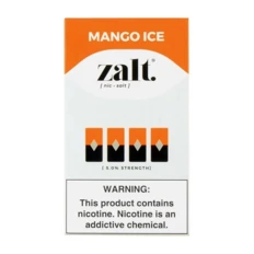 Картриджі для вейпу Zalt 50 мг Mango Ice 4 шт