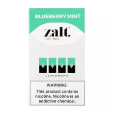 Картриджі для вейпу Zalt 50 мг Blueberry Mint 4 шт