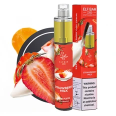 Одноразка Pod Elf Bar 2200 1250mAh Strawberry Milk 5% (Полуничне молоко)