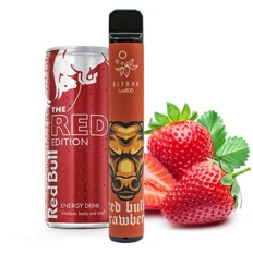 Одноразка Pod Elf Bar Lux 800 550 mAh Energy Strawberry 5% (Енергетик с клубникой)