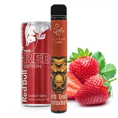 Одноразка Pod Elf Bar Lux 800 550 mAh Energy Strawberry 5% (Енергетик с клубникой)