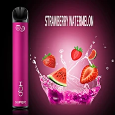 Одноразка Pod HQD Super Strawberry Watermelon 0% (Клубника с арбузом)