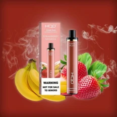 Одноразовый Pod HQD Cuvie Plus Strawberry Banana 5% (Клубника с бананом)