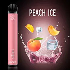 Одноразка Pod HQD Super Peach Ice 0% (Персик со льдом)