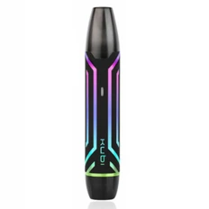 Hotcig Kubi Refillable Pod Starter Kit 550 mAh Engraved Black Rainbow
