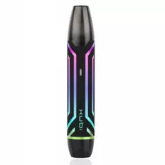 Hotcig Kubi Refillable Pod Starter Kit 550 mAh Engraved Black Rainbow