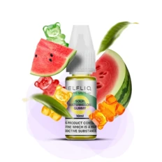 Жидкость солевая ELFLIQ Sour Watermelon Gummy 10 мл 50 мг (Арбуз + жедейные мишки)