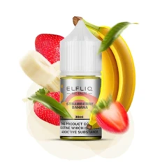 Жидкость солевая ELFLIQ Strawberry Banana 10 мл 50 мг (Клубника + банан)