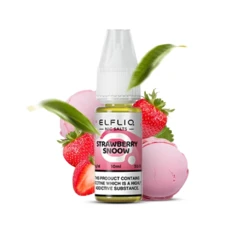 Сольова рідина ELFLIQ Salt Strawberry Snow 10 мл 50 мг (Полуничне морозиво)