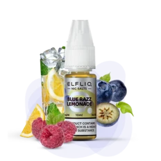 Жидкость солевая ELFLIQ Blue Razz Lemonade 10 мл 5% 20 мг