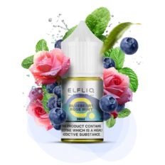 Жидкость солевая ELFLIQ Blueberry Rose Mint 30 мл 50 мг (Черника + роза + вишня)