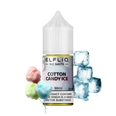 Жидкость солевая ELFLIQ Cotton Candy Ice 30 мл 50 мг (Сладкая вата со льдом)