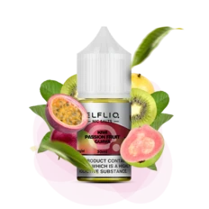 Жидкость солевая ELFLIQ Kiwi Passion Fruit Guava 30 мл 50 мг (Киви с маракуей и гуавой)