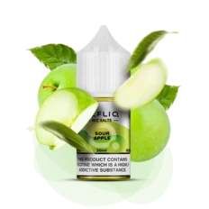 Жидкость солевая ELFLIQ Sour Apple 30 мл 50 мг (Кислое яблоко)