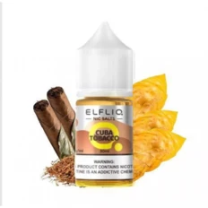 Жидкость солевая ELFLIQ Cuba Tobacco 30 мл 50 мг (Кубинский табак)