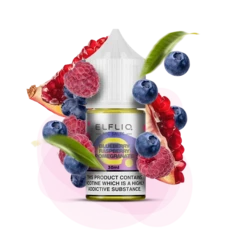 Жидкость солевая ELFLIQ Blueberry Raspberry Pomegranate 30 мл 50 мг (Черника + малина + гранат )