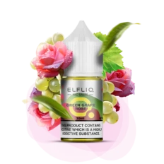 Жидкость солевая ELFLIQ Green Grape Rose 30 мл 50 мг (Виноград + роза)