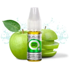 Жидкость солевая ELFLIQ Sour Apple 10 мл 50 мг (Кислое яблоко)
