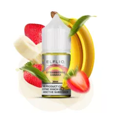 Сольова рідина ELFLIQ Strawberry Banana 10 мл 50 мг (Полуниця + банан)
