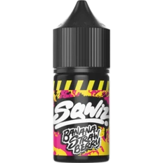 Жидкость солевая Sqwiz Banana Strawberry 50 мг 30 мл (Клубника + Банан)