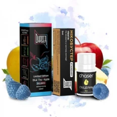 Набор Chaser Black Blue Raz Apple 30 мл (Малина + Яблоко), самозамес