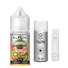 Набір для самозамісу Elfliq Strawberry Kiwi 30 мл (Полуниця + Ківі)