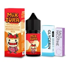 Набор Mixtura Salt Strawberry Cheesecake 30 мл 5% (Клубничный чизкейк) самозамес