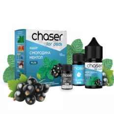 Набір Chaser For Pods Смородина Ментол 30 мл, самозаміс