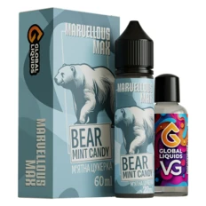 Набір Marvellous MAX Bear Mint Candy 60 мл (М'ятна цукерка), самозаміс