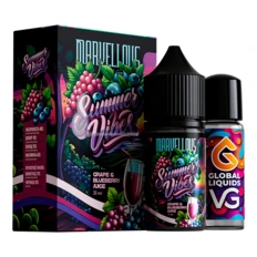 Набір Marvellous Summer Vibes Grape-Blueberry Juice 30 мл (Виноград + Голубика), самозаміс