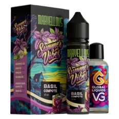Набір Marvellous Summer Vibes Basil Compot 60 мл (Базилік Компот), самозаміс