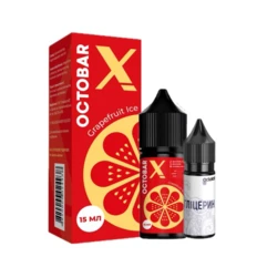 Набор OCTO BAR X Grapefruit Ice 50 мг 30 мл (Грейпфрут), самозамес