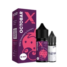 Набор OCTO BAR X Wild Strawberry Currant 50 мг 30 мл (Земляника + Смородина), самозамес