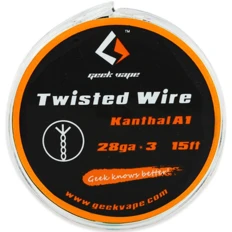 Проволока 5m GeekVape Twisted Atomizer DIY Kanthal Triple KA1 Tape Wire (28GA * 3) 