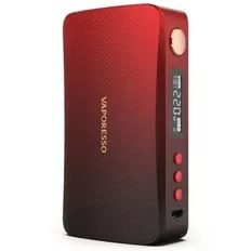 Vaporesso GEN 220W TC Box MOD Black Red, Подик