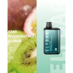 Одноразка Pod Elf Bar BC5000 Ultra 13 мл 5% Kiwi Passion Fruit Guava (Ківі + маракуя + гуава)
