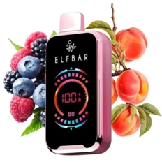Одноразка Pod Elf Bar FS 18000 800mAh Peach Berry 5% (Персик + Ягоды)