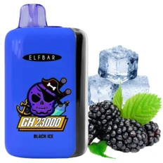 Одноразка Pod Elf Bar GH 23000 Black Ice 5% (Ожина Лід)
