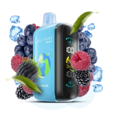 Одноразка Pod Elf Bar RAYA D3 23 мл 5% 25000 Blue Razz Ice (Чорниця + Малина)