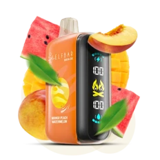 Одноразка Pod Elf Bar RAYA D3 23 мл 5% 25000 Mango Peach Watermelon (Манго + Персик + Кавун)