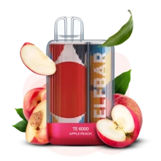 Одноразка Pod Elf Bar TE6000 15 мл 5% (перезаряджається) Apple Peach (Яблуко + персик)