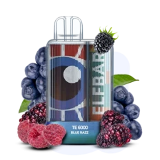 Одноразка Pod Elf Bar TE6000 15 мл 5% (перезаряджається) Blue Razz (Чорниця + малина)