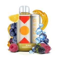 Одноразка Pod Elf Bar TE6000 15 мл 5% (перезаряджається) Blue Razz Lemonade (Малина + чорниця)