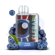 Одноразка Pod Elf Bar TE6000 15 мл 5% (перезаряжаемая) Blueberry (Черника)