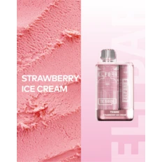 Одноразка Pod Elf Bar TE 5000 13.5 мл 5% Strawberry Ice Cream (Клубничное мороженое)