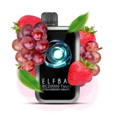 Одноразка Pod Elf Bar BC20000 Touch 750mAh Strawberry Grape 5% (Полуниця + виноград)